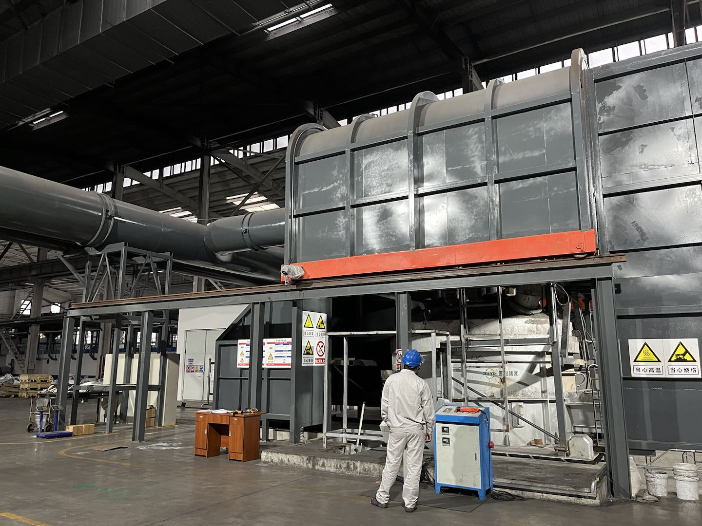 热烈祝贺西冶集团承建临沂某大型钢企第三台120吨精炼装置热负荷试车一次成功